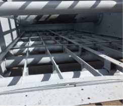 Hewitt Robins V-13 2200 x 4800 Double Deck Vibrating Screen. 